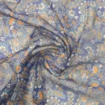 Chiffon c/ Risca Gold – Azul - imagem 2