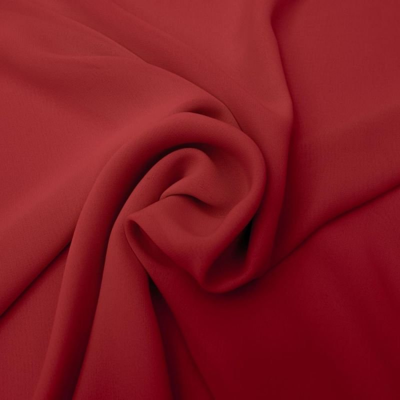 Tecido Chiffon vermelho Violet Fabrics