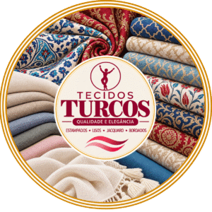 Emblema Circular de Tecidos Turcos