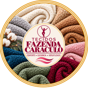 Emblema Circular de Tecidos caraculo