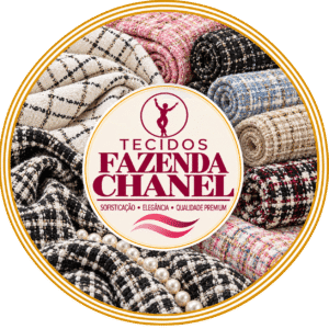 Emblema Luxuoso de Tecidos Chanel