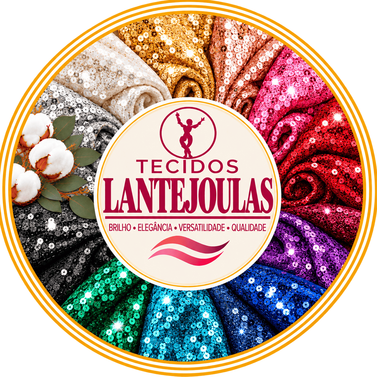 Tecidos com Lantejoulas
