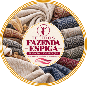 Etiqueta Circular de Tecidos Espiga