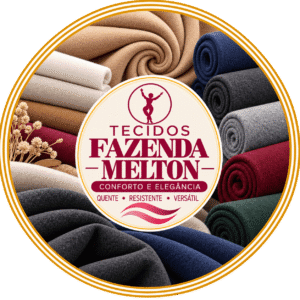 Etiqueta Circular de Tecidos Melton