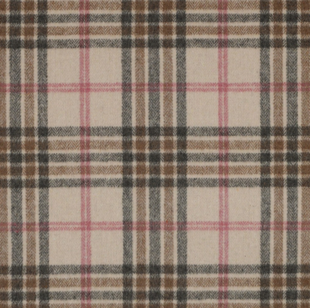 Fazenda Check – Bege / Rosa