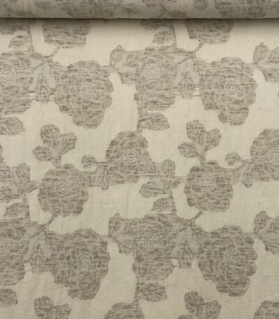 Linho Viscose Jacquard – Natural
