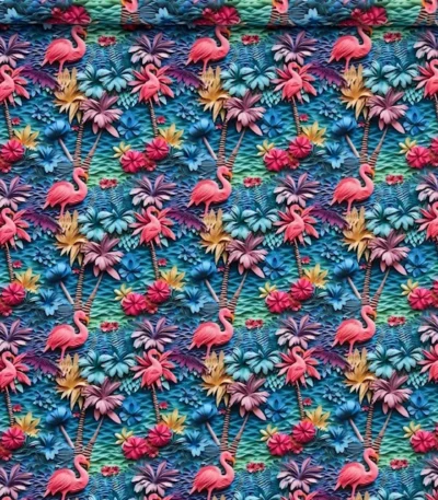 Lycra Estampada 3D