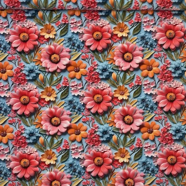 Lycra Estampada 3D