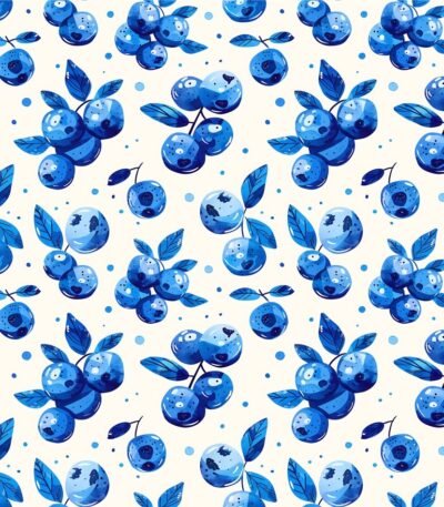 Lycra Estampada – Mirtílios