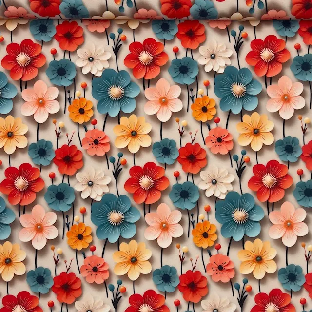 Lycra Estampada 3D