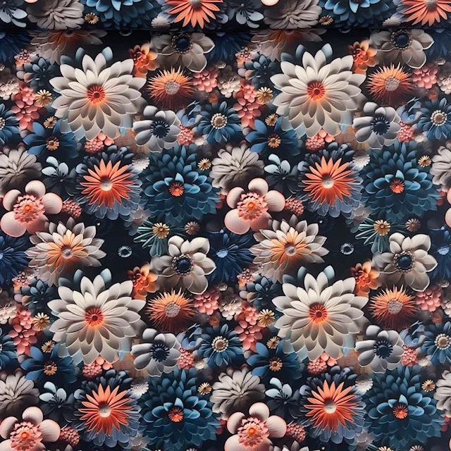 Lycra Estampada 3D