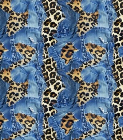 Lycra Estampada – Jeans Leopardo