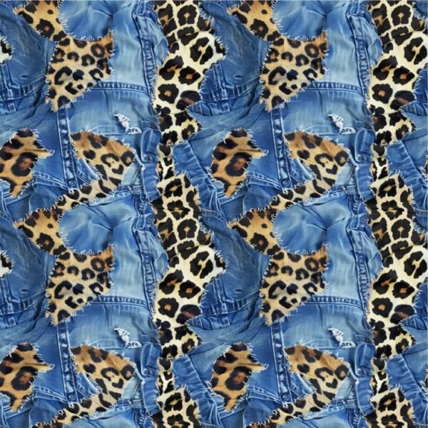 Lycra Estampada – Jeans Leopardo