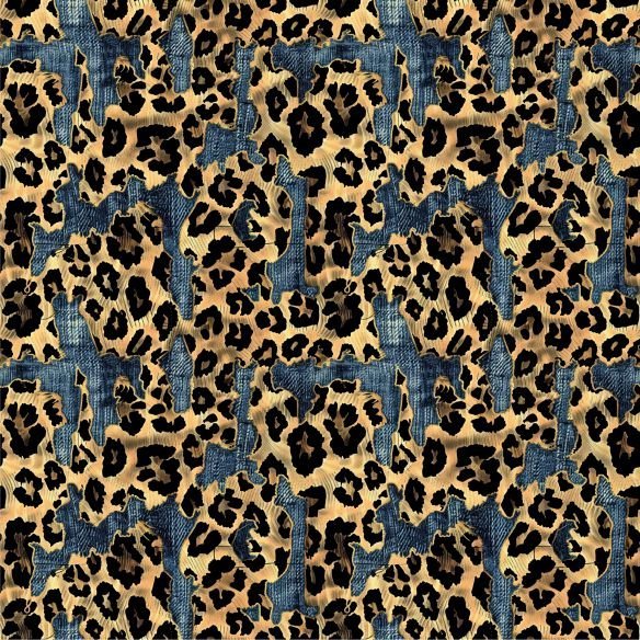 Lycra Estampada – Jeans Leopardo