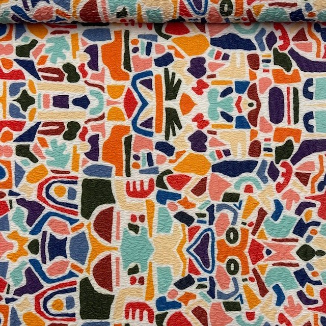 Lycra Texturada Estampada