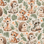 Malha Coralina Selva Folhas – Branco