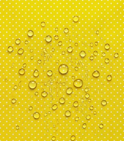 Nylon Impermeável Pintas - Amarelo