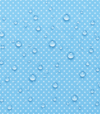 Nylon Impermeável Pintas - Azul Claro