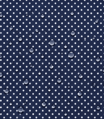 Nylon Impermeável Pintas - Azul Marinho
