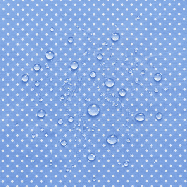 Nylon Impermeável Pintas - Azul