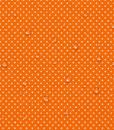 Nylon Impermeável Pintas - Laranja