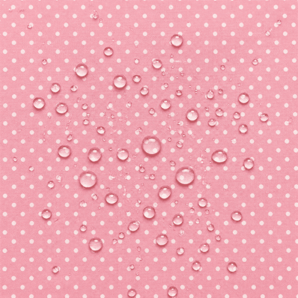 Nylon Impermeável Pintas - Rosa Claro