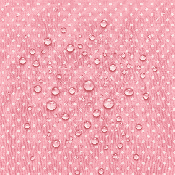 Nylon Impermeável Pintas - Rosa Claro Nylon Impermeável Pintas - Rosa Claro