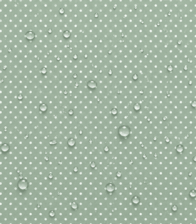 Tecido Nylon Impermeável Pintas - Verde Menta Escuro