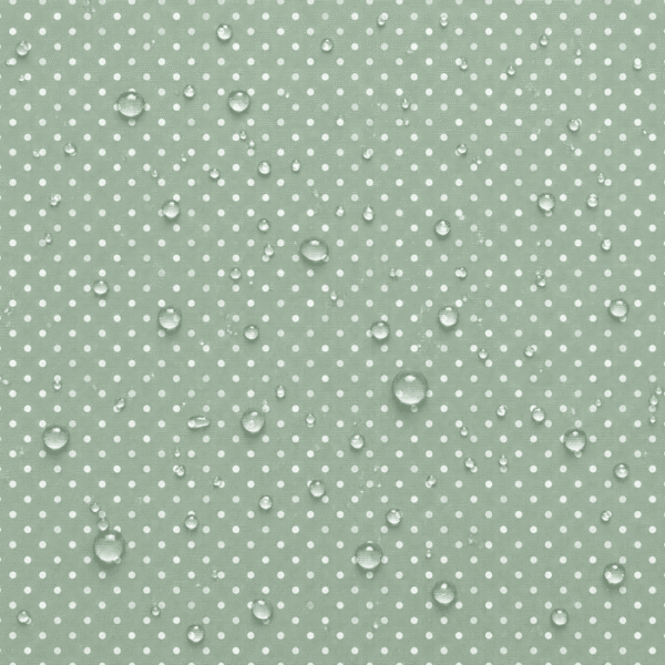 Tecido Nylon Impermeável Pintas - Verde Menta Escuro