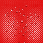 Nylon Impermeável Pintas - Vermelho