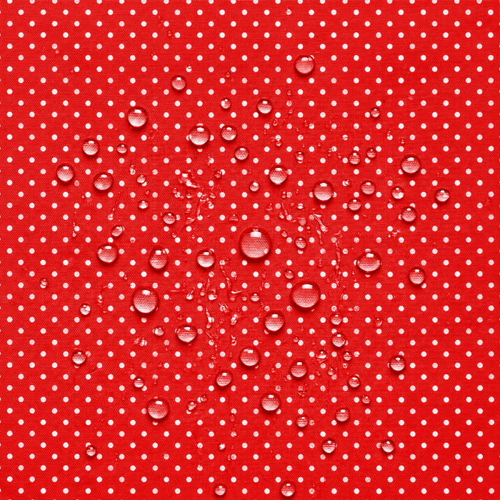 Nylon Impermeável Pintas - Vermelho Nylon Impermeável Pintas - Vermelho