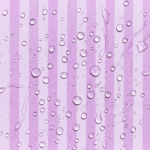 Tecido Nylon Impermeável Riscas 2cm Lavanda e Lilás Pastel