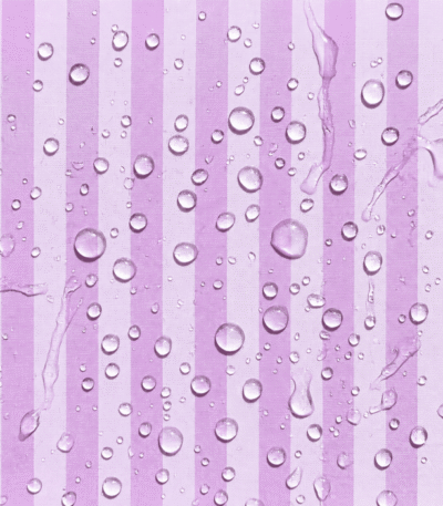 Tecido Nylon Impermeável Riscas 2cm Lavanda e Lilás Pastel