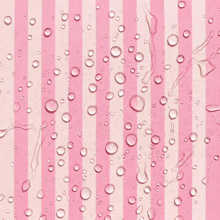 Tecido Nylon Impermeável Riscas 2cm Rosa Bebé e Rosa Claro Tecido Nylon Impermeável Riscas 2cm Rosa Bebé e Rosa Claro