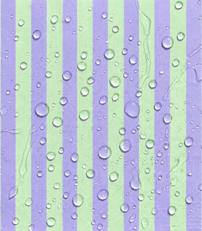 Tecido Nylon Impermeável Riscas 2cm Verde Menta Claro e Lilás
