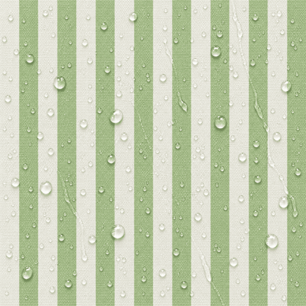 Tecido Nylon Impermeável Riscas 2cm Verde Sálvia e Cinza Claro