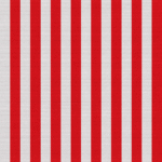 Policanvas Riscas 2cm Vermelho e Branco