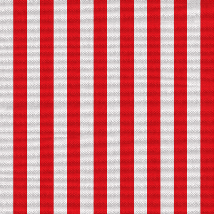 Policanvas Riscas 2cm Vermelho e Branco
