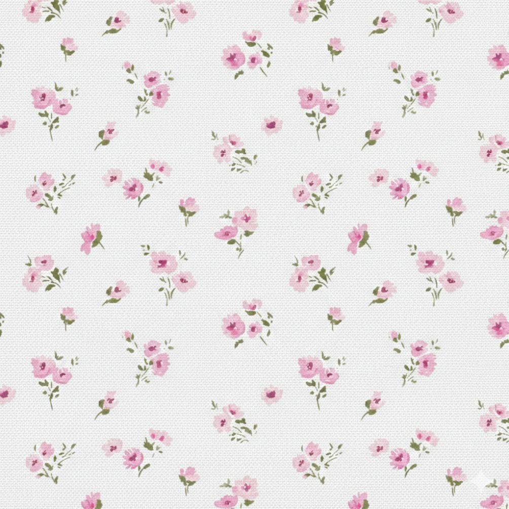 Popeline Flores – Branco
