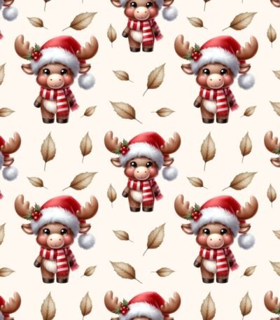Tecido Popeline Natal Rena – Cru