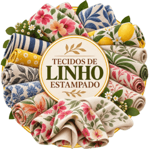 Tecidos de Linho Estampado