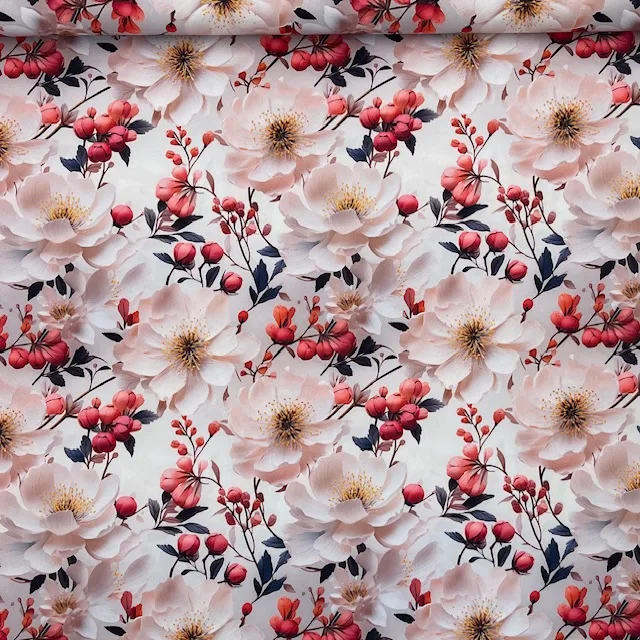 Seda Sablé Estampada 3D