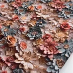 Seda Sablé Estampada 3D - imagem 3