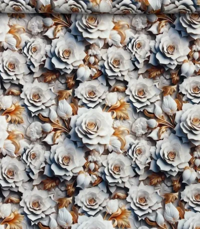 Seda Sablé Estampada 3D