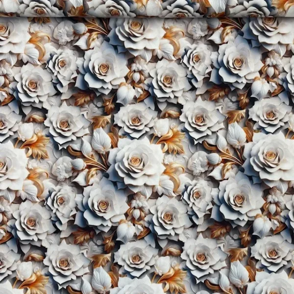 Seda Sablé Estampada 3D