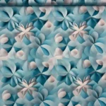Seda c/ Lycra Estampada 3D Italiana
