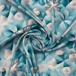 Seda c/ Lycra Estampada 3D Italiana - imagem 2