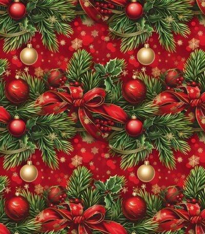 Tecido Decoração Policanvas Natal