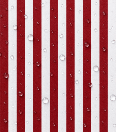 Tecido Nylon Impermeável Riscas 2cm Bordeaux e Branco