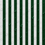 Tecido Nylon Impermeável Riscas 2cm Verde Escuro e Branco